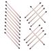 NOLITOY 20pcs Double Brush Makeup Brush Cosmetics Brush Eye Shadow Brush Blending Brush Beauty Tools