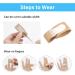 10Pcs Finger Splints for Mallet, Curled and Broken Fingers - Medically Approved Finger Tape Wraps for Osteoarthritis Joint Support - Buy Online on GoSupps.com
