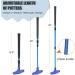 ToVii Golf Putter 2-Pack | Adjustable Mini Golf Putter for Kids & Adults | Two-Way Right or Left Handed | Junior Golf Clubs with Premium Grip | Blue+Red - Buy Online on GoSupps.com