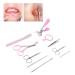 ZJchao 10Pcs Eyebrow Grooming Kit - Professional Eyebrow Trimmer Tweezers Eyelash Curler & Extractor for Women | International Shipping - Buy Online on GoSupps.com