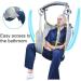 Full Body Patient Lift Sling Patient Lift Transferring Belt with 4 Sling Points and Additional Handle 510lb Max Load Lightweight and Breathable Mesh Fabric for Bedridden Elderly Disabled - Buy Online on GoSupps.com
