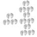 GLEAVI 12 Pairs Forefoot Slipper Pad Girl Foot Pads Clear Pumps for Women Heels Sandals Toe Protectors Foot Protection Insoles Practical Forefoot Pad Transparent Heels Shoe Gel Sandal Pad