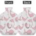 2L Cute Pink Mermaid Hot Water Bottle | Pain Relief & Therapy for Menstrual Cramps Cold Feet/Hands | PVC Ice Cream Warm Bags - Buy Online on GoSupps.com