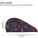 Colorful Shells Microfiber Hair Towel - Soft Super Absorbent Hair Wrap for Long Curly & Thick Hair - Quick Dry Coral Velvet for Women - Buy Online on GoSupps.com