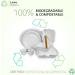 Love Nature Straw Paper - 100 Eco-Friendly Black Paper Straws for Cocktails | Biodegradable & Disposable Drinking Straws - Buy Online on GoSupps.com