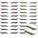 Didiseaon 20 Pairs Eyeshadow Stickers Glitter Eye Shadow Makeup Eyeliner Face Makeup Stickers Eyelid Tape Glue - Buy Online on GoSupps.com