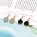 Feyley Crystal Irregular Cluster Earrings - Black Quartz Geode Dangle Earrings for Women & Men | Unique Jewelry Gift - Buy Online on GoSupps.com
