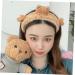 PLAFOPE Bear Face Wash Headband Make up Headbands Bear Headband Spa Hair Band Facial Headbands Spa Headbands Headband for Washing Face Skincare Headbands Makeup Headband - Buy Online on GoSupps.com