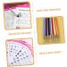 minkissy 1 Set Manicure Exercise Book Nail Manicure Kit Fountain Pen Kit Pen Kits Manicure Training Cards Nail Art Practice Kit Nail Art Practice Templates Nail Practice Drawing Template - Buy Online on GoSupps.com