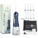Water Flosser - Cordless Dental Water Flosser Teeth Cleaner - Rechargeable Portable Oral Irrigator for Travel & Home