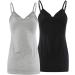 Manci Women's Cotton Maternity Nursing Tank Top Sleep Bra XL - Black+Gray - Buy Online on GoSupps.com