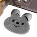 KMOCEPLY rabbit foot rubbing the artifact rabbit silicone bath mat foot scrubber for shower rabbit feet shower massage pad foot friction floor room bathroom wash with anti-slip suction suction