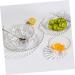 MAGICLULU Clear Glass Bowl 1pc Bowl Storage Dessert Display Decorative Home Exquisite Ice Holder Kitchen Bowls Durable Baking As Shown 15.3x15.3cm - Buy Online on GoSupps.com