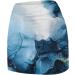 Buy iOoppek Women's Solid Color Mid Waist Yoga Workout Skirt with Pockets - Yellow & Sky Blue - XXL | International Shipping Available - Buy Online on GoSupps.com