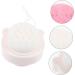 WOFASHPURET Soft Bristle Facial Cleansing Brush Deep Cleaning Brush Facial Exfoliator Brush Facial Exfoliating Brush Face Cleansing Brush Man Scrub Silica Gel Handheld White - Buy Online on GoSupps.com