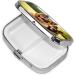 Happy German Shepherd Pill Case - 2 Compartment Travel Pill Organizer | Cute Pocket & Purse Gifts - Buy Online on GoSupps.com