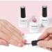 AILLSA Nude Gel Polish Set Pink Milky White Jelly Gel Nail Polish with Base and Top Coat Neutral Sheer Colors Translucent Gel Polish for French Manicure Soak Off U V Gel Starter Kit DIY at Home Crystal Castles - Buy Online on GoSupps.com