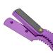 Vintage Classic Barber Razor - Professional Hairdresser Razor with Easy Blade Replacement - Purple - Buy Online on GoSupps.com