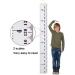 Smlper Kids Height Chart Wall Hanging Ruler Canvas Growth Baby Nursery Decor 79x7.9 (Sun) White - Buy Online on GoSupps.com