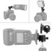 UTEBIT Ball Head with Hotshoe Camera Mount Adapter - 360 Degree Rotatable Tripod Head for DSLR Cameras, HTC Vive, Monopods, and Camcorders - Max. Load 6.6lbs - Black - Buy Online on GoSupps.com