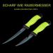 Seaknight Fishing Knife 5.7 - Razor Sharp Stainless Steel Fillet Knife with Slipproof Rubber Grip & Protective Sheath | Perfect for International Anglers - Buy Online on GoSupps.com