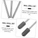 POPETPOP 3pcs Set Nail Polisher Nail Drill Tips Nail Art Accessory Manicure Pedicure Bit Nail Drill Tool Diamond Drill Bits Nail Bit Manicure Polish Drill Bit Tungsten Steel Mandrel Alloy - Buy Online on GoSupps.com