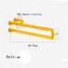 Bathroom Grab Bar Stainless Steel Nylon Rod erly Pregnant Women Disabled (Color : White Size : 75cm) (Yellow 75cm) - Buy Online on GoSupps.com