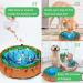 Vivifying Snuffle Mat for Dogs | Durable, Washable Interactive Game Toy | Large Dogs & Puppies | 18in Diameter | Blue Green - Buy Online on GoSupps.com