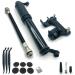 HSINMAXit-Mini Bike Pump Portable Bicycle Tire Pump Presta Valve Pump and Schrader - 120PSI - Aluminum Alloy Lightweight