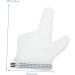 UPKOCH Anti-Eating Gloves | Thumb Protector for Finger Control | White 12x7cm - Ideal for Eating & Snacking - Buy Online on GoSupps.com