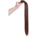 23" Long Straight Wrap Around Ponytail Clip in Hair Extensions One Piece Hairpiece Magic Tape in Pony Tail Extension for Women Dark Auburn - Buy Online on GoSupps.com