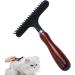 Violotoris Pet Tsomb for Delicate Grooming ESI Clean Durable Hair Remover Gandy Charpet Rake - Buy Online on GoSupps.com
