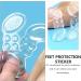 Anti-Drop Heel Protector Sticker Pad - 4 Pairs Transparent Clear Stickers for High Heels - Buy Online on GoSupps.com