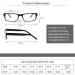 6 Pack Reading Glasses for Men & Women Traditional Frames with Spring Loaded Hinges 2.0x Magnification Black International Shipping Available - Buy Online on GoSupps.com