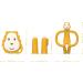 Matchstick Monkey Antimicrobial Teething Starter Set - Flat Face & Animal Teethers, Silicone Finger Toothbrushes - Ludo Lion Design, 3 Months - Buy Online on GoSupps.com