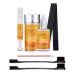 Lace Wig Glue Pen 5ML&Wig Glue Remover 30ML Kit for Front Lace Wigs Invisible Adhesive Hair Wax Stick 75G for Flyaways Non-greasy Styling Hair Pomade Stick