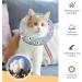 Kytpyi Halskrause Cat Collar - Adjustable Stain-Resistant (17-27cm) Waterproof Cotton for Cats & Dogs Blue Bear Design - Buy Online on GoSupps.com