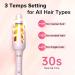 Automatic Curling Iron & Rotating Curling Wand - 1 & 1.25 Inch Barrels Anti-Tangle Auto-Off Dual Voltage Fast Heating for All Hair Types - Buy Online on GoSupps.com