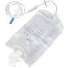 Penrux Clear Silicone Input Bag Set - 3000 ml Inlet Cleaning Bags with Hose for Home Intestinal Cleaning - Perfect for Coffee & Water Use - Buy Online on GoSupps.com
