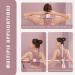 Posture Corrector Yoga Sticks - Retractable Humpback Correction Tool in Pink with Storage Bag - Buy Online on GoSupps.com