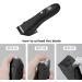 Men's Electric Body Hair Trimmer & Beard Shaver - USB Rechargeable, Waterproof Groomer with LED Display - Buy Online on GoSupps.com
