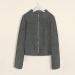 oelaio Sherpa Shacket Jacket Womens Teddy Cropped Faux Fur Jacket Furry Lapel Zip Up Jacket Outerwear 2023 Fall Clothes Gray Large - Buy Online on GoSupps.com