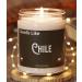Natural Scented Soy Candle - 9oz Chile Fragrance | Romantic Gift - Clean Cotton Aroma - Buy Online on GoSupps.com