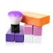 Healeved 1 Set High Elastic Sponge Nail Art Tool Professional Nail File Pedicure Kit Nail Art Remover Nail Dust Collector Finger Nail Files Toenail File High Elasticity Tofu Cubes Purple