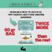 The Green Rabbit Gluten Free Roasted Chickpeas Sea Salt & Apple Cider Vinegar - Healthy Snacks High Plant-Based Protein & Fibre - Low Fat Sugar & Calories - Vegetarian & Vegan Friendly - 6x 60g - Buy Online on GoSupps.com