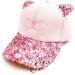 Fam and Pal I F&P Kids I Girls Baseball Cap I Kids Summer Hat I Pink Kitty Face I Metal Rings I Two Adjustable Sizes I 4-9 Years