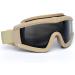 SPOSUNE Airsoft Goggles with 3 Anti-Fog Lens - Military Tactical Eyewear for Shooting  Motorcycle  Cycling  Paintball & Hunting - Buy Online on GoSupps.com