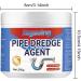 Powerful Pipe Dredging Agent Pipe Dredge Deodorant Powerful Pipe Dredge Agent Pipe Dredge Cleaner Powerful Sink and Drain Cleaner Pipe Dredging Agent Powder for Kitchen Sewer Toilet 200g (2PCS) - Buy Online on GoSupps.com