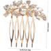 SOESFOUFU Bride Rhinestone Hair Comb gold headpiece hair accessories hair jewels for women hair comb for bridal Japanese and Korean Metal wedding bride Clip hair hair comb Small and fresh - Buy Online on GoSupps.com