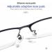 Smart Color Changing Reading Glasses for Men - Anti-Blue Light Zoom Functionality Near & Far Use - 5.4x1.2x2.1 in Black - Buy Online on GoSupps.com